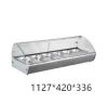 RTR6/GF-166 desktop commercial food desktop heating and insulation display cabinet, glass display cabinet, 1127*420*336mm details Picture